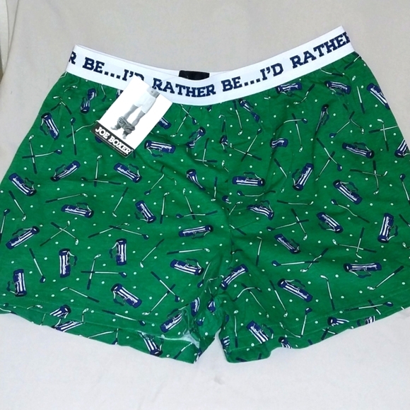 Joe Boxer 'Putt up your Dukes' golf boxers XL NWT - Picture 1 of 5